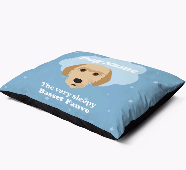 'The Very Sleepy Dog' - Personalised {breedFullName} Dog Bed